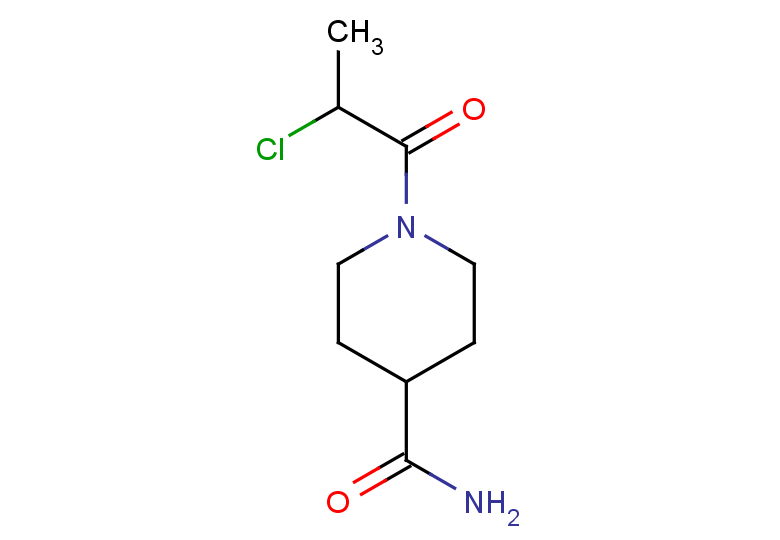 1-(2-chloropropanoyl)piperidine-4-carboxamide