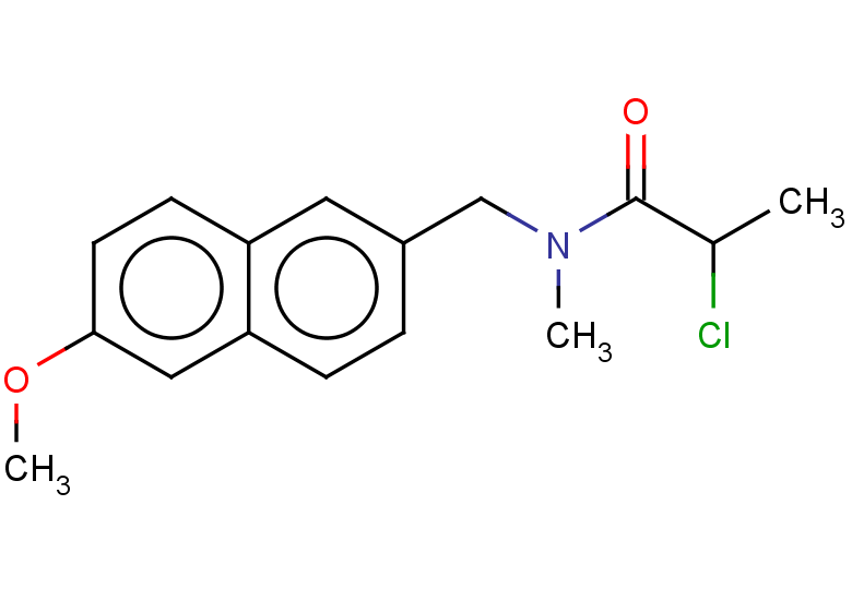 2-chloro-N-[(6-methoxynaphthalen-2-yl)methyl]-N-methylpropanamide
