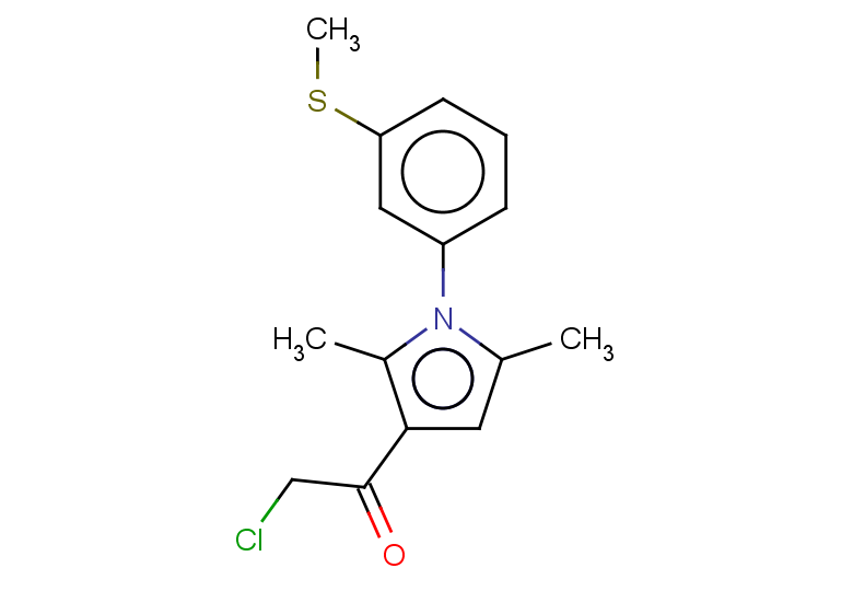 2-chloro-1-{2,5-dimethyl-1-[3-(methylsulfanyl)phenyl]-1H-pyrrol-3-yl}ethan-1-one
