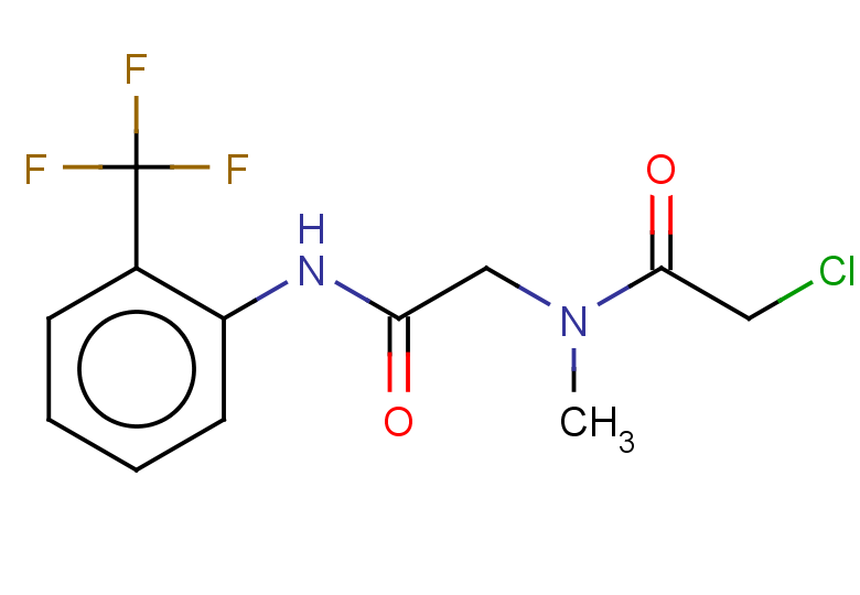 2-chloro-N-methyl-N-({[2-(trifluoromethyl)phenyl]carbamoyl}methyl)acetamide