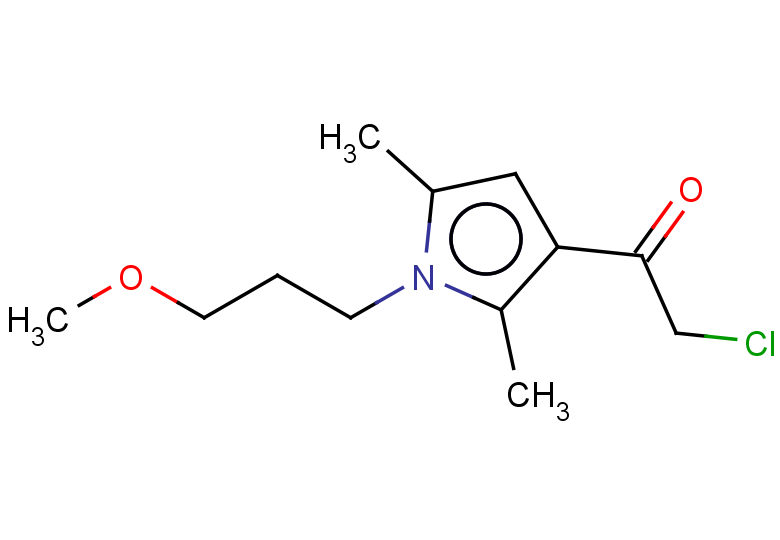 2-chloro-1-[1-(3-methoxypropyl)-2,5-dimethyl-1H-pyrrol-3-yl]ethan-1-one
