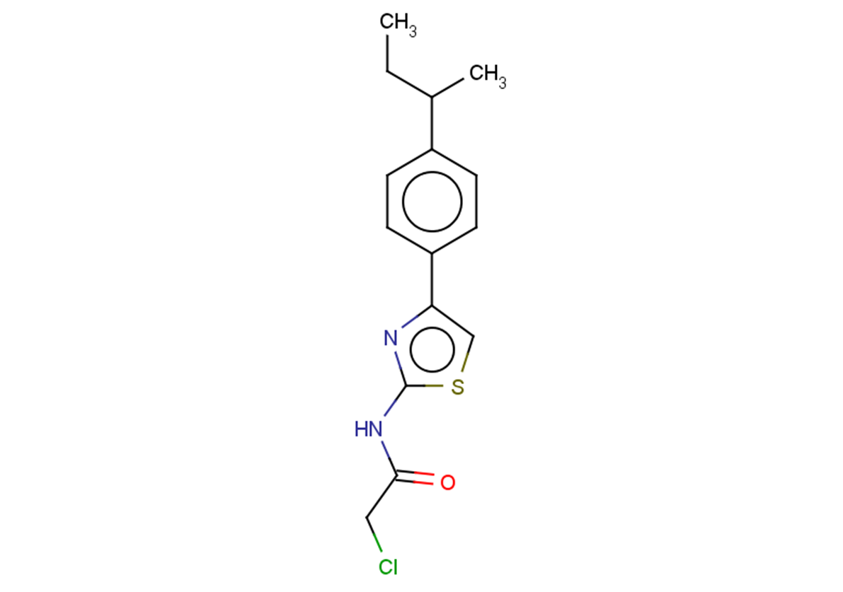 N-{4-[4-(butan-2-yl)phenyl]-1,3-thiazol-2-yl}-2-chloroacetamide