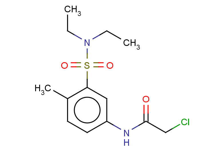 2-chloro-N-[3-(diethylsulfamoyl)-4-methylphenyl]acetamide