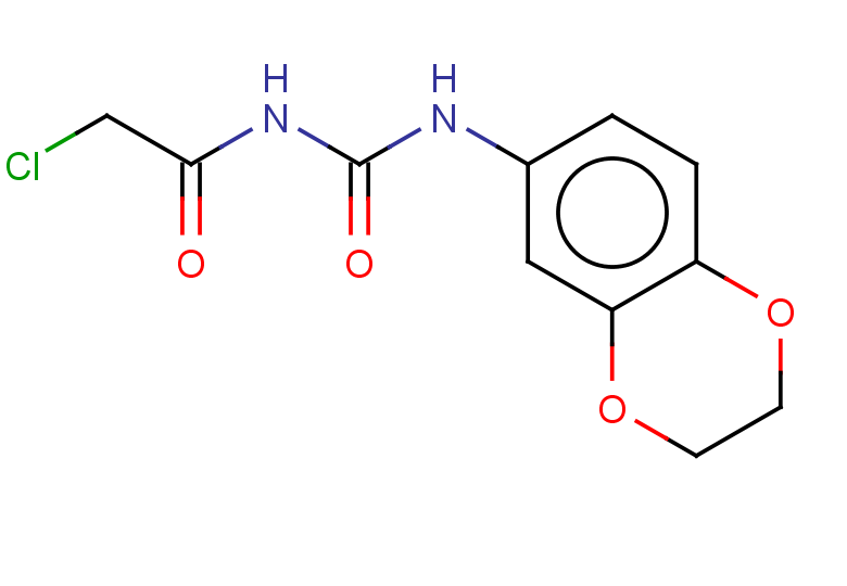 3-(2-chloroacetyl)-1-(2,3-dihydro-1,4-benzodioxin-6-yl)urea