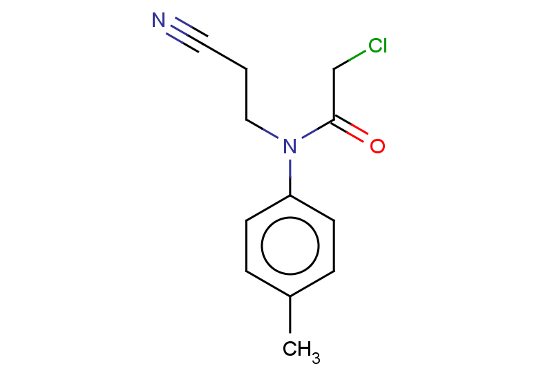 2-chloro-N-(2-cyanoethyl)-N-(4-methylphenyl)acetamide