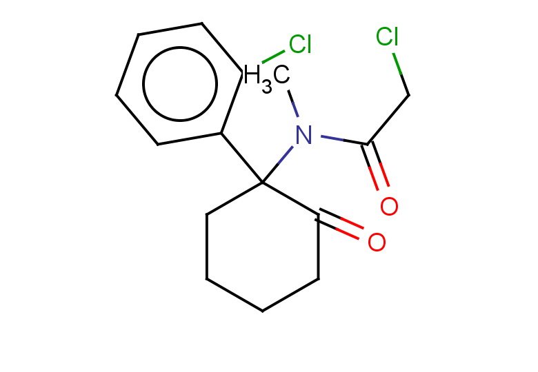 2-chloro-N-[1-(2-chlorophenyl)-2-oxocyclohexyl]-N-methylacetamide