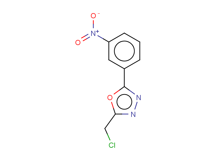 2-(chloromethyl)-5-(3-nitrophenyl)-1,3,4-oxadiazole