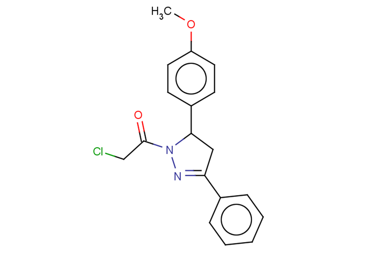 2-chloro-1-[5-(4-methoxyphenyl)-3-phenyl-4,5-dihydro-1H-pyrazol-1-yl]ethan-1-one