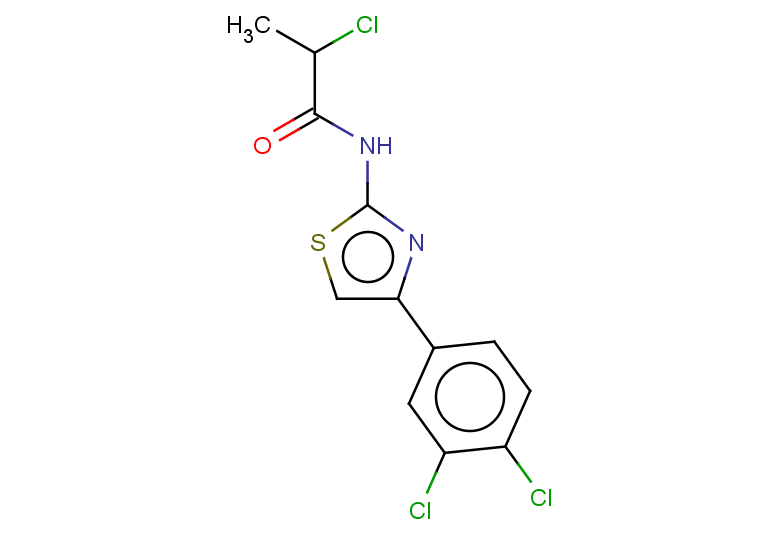 2-chloro-N-[4-(3,4-dichlorophenyl)-1,3-thiazol-2-yl]propanamide