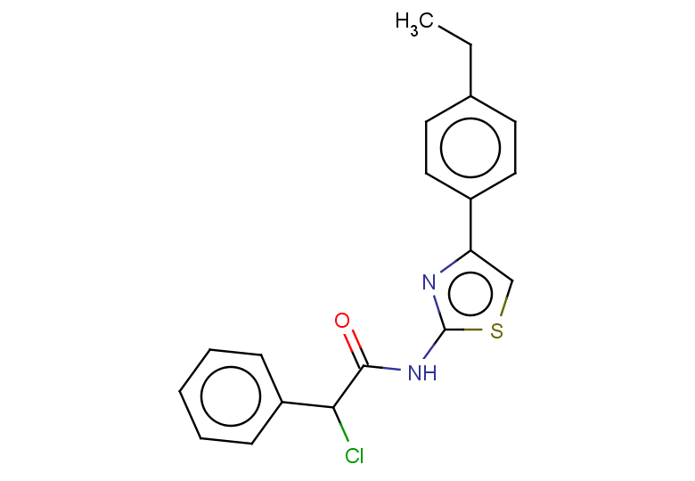 2-chloro-N-[4-(4-ethylphenyl)-1,3-thiazol-2-yl]-2-phenylacetamide