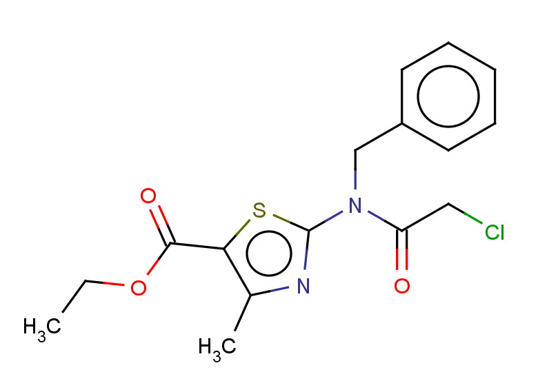 ethyl 2-(N-benzyl-2-chloroacetamido)-4-methyl-1,3-thiazole-5-carboxylate