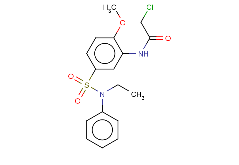 2-chloro-N-{5-[ethyl(phenyl)sulfamoyl]-2-methoxyphenyl}acetamide