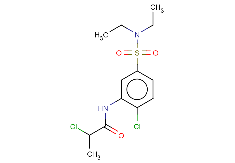 2-chloro-N-[2-chloro-5-(diethylsulfamoyl)phenyl]propanamide