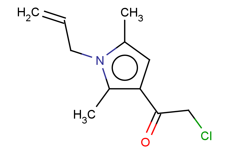 2-chloro-1-[2,5-dimethyl-1-(prop-2-en-1-yl)-1H-pyrrol-3-yl]ethan-1-one