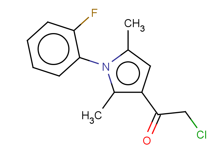 2-chloro-1-[1-(2-fluorophenyl)-2,5-dimethyl-1H-pyrrol-3-yl]ethan-1-one