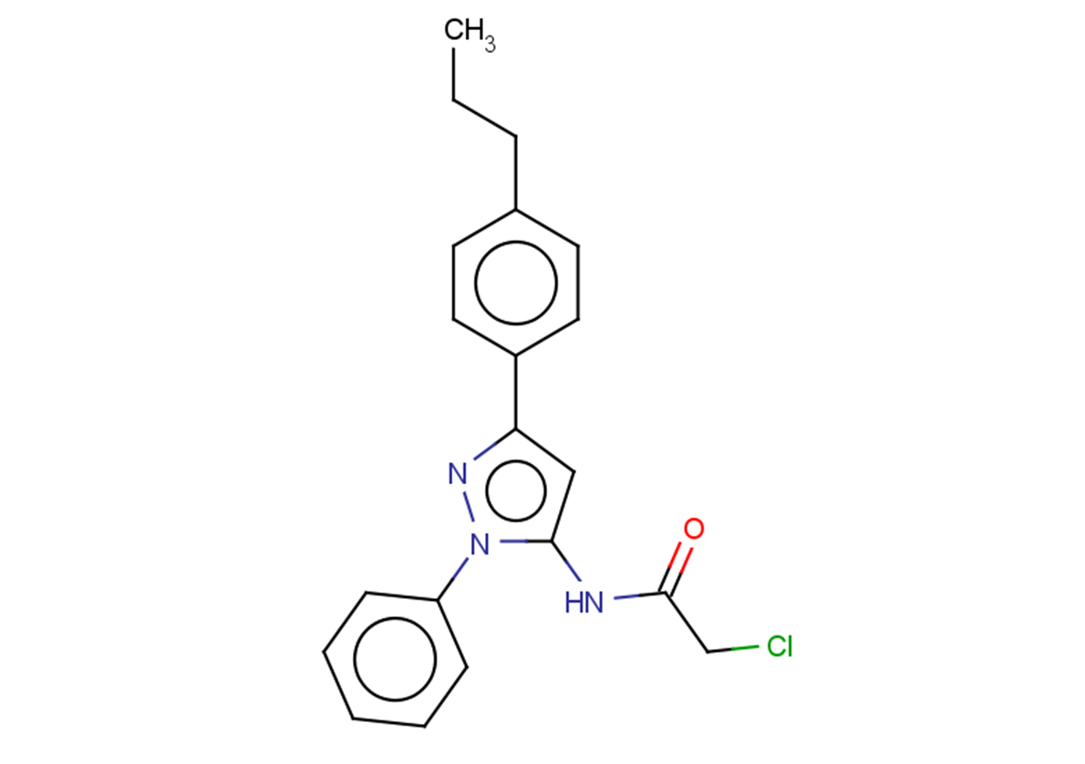 2-chloro-N-[1-phenyl-3-(4-propylphenyl)-1H-pyrazol-5-yl]acetamide
