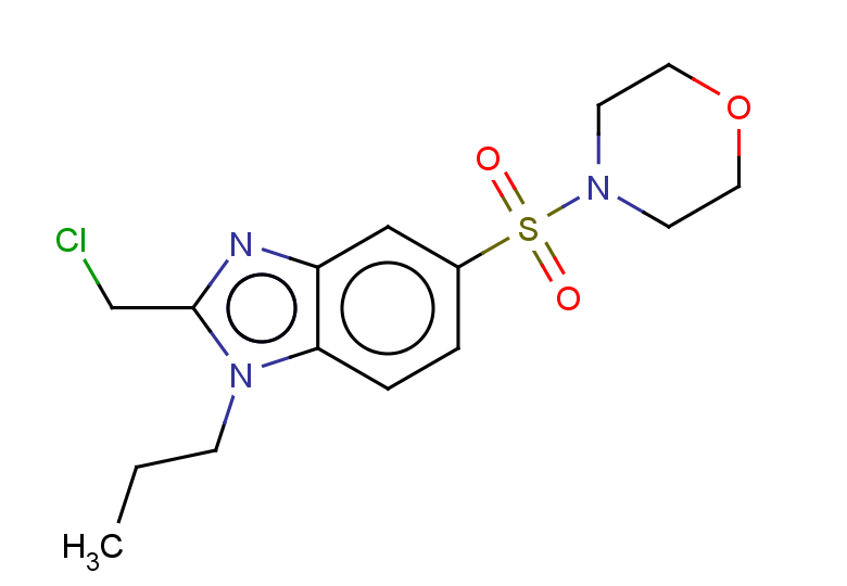 2-(chloromethyl)-5-(morpholine-4-sulfonyl)-1-propyl-1H-1,3-benzodiazole
