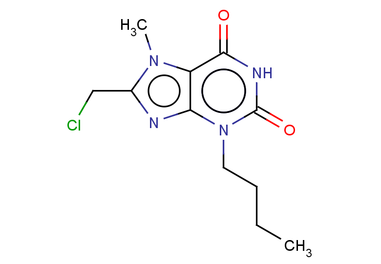 3-butyl-8-(chloromethyl)-7-methyl-2,3,6,7-tetrahydro-1H-purine-2,6-dione