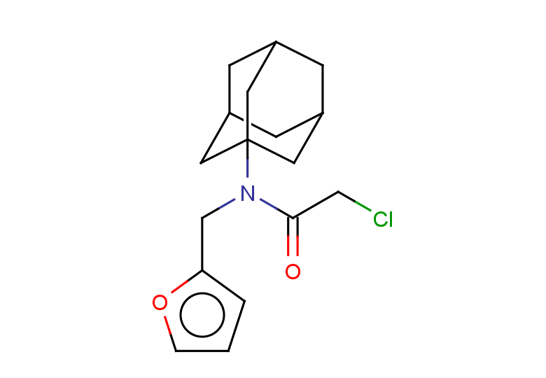 N-(adamantan-1-yl)-2-chloro-N-(furan-2-ylmethyl)acetamide
