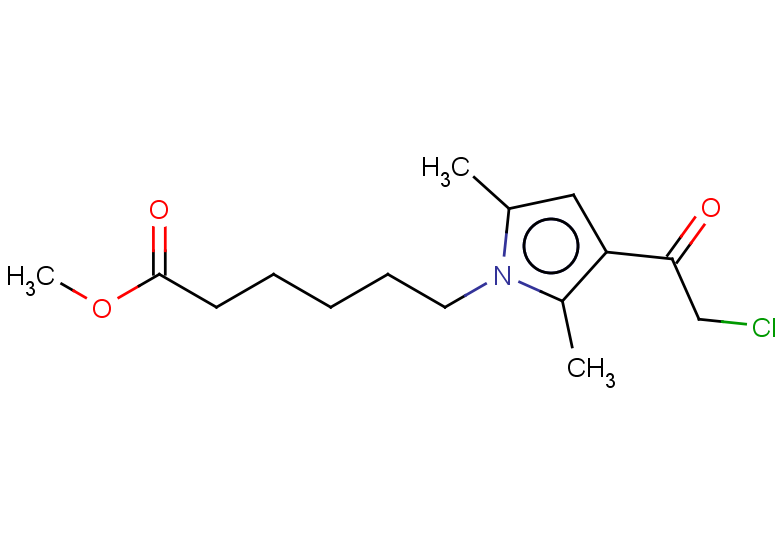 methyl 6-[3-(2-chloroacetyl)-2,5-dimethyl-1H-pyrrol-1-yl]hexanoate