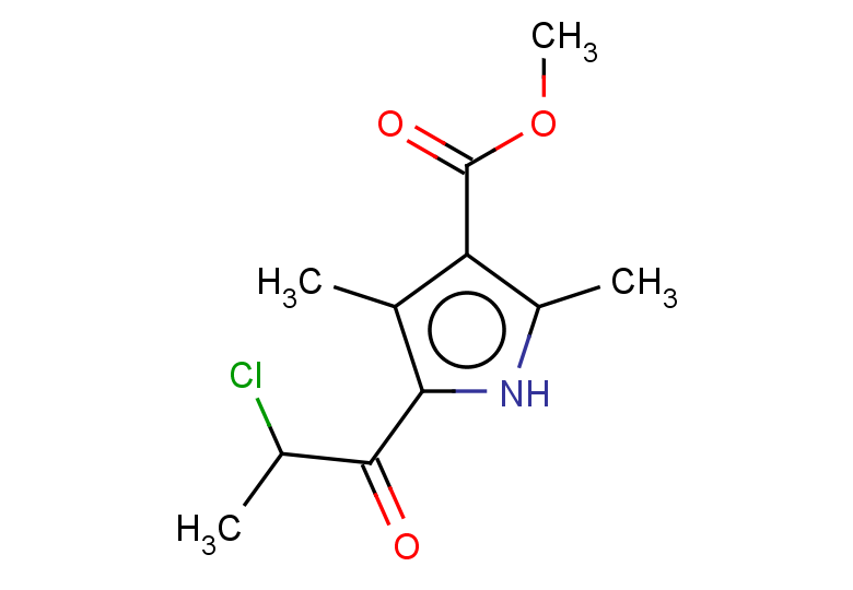 methyl 5-(2-chloropropanoyl)-2,4-dimethyl-1H-pyrrole-3-carboxylate