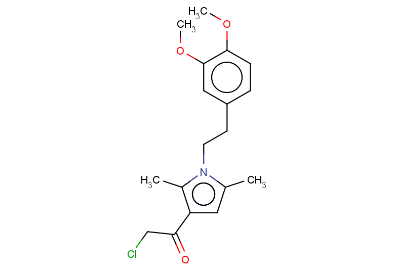 2-chloro-1-{1-[2-(3,4-dimethoxyphenyl)ethyl]-2,5-dimethyl-1H-pyrrol-3-yl}ethan-1-one