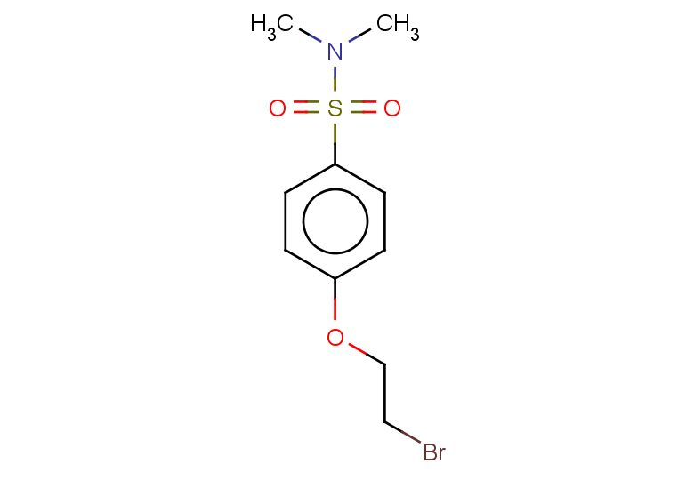 4-(2-bromoethoxy)-N,N-dimethylbenzene-1-sulfonamide
