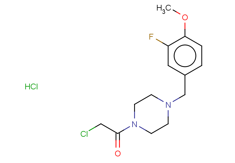 2-chloro-1-{4-[(3-fluoro-4-methoxyphenyl)methyl]piperazin-1-yl}ethan-1-one hydrochloride