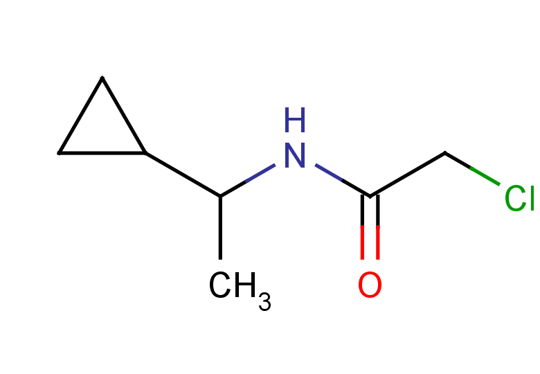 2-chloro-N-(1-cyclopropylethyl)acetamide