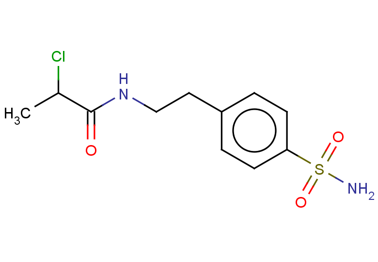 2-chloro-N-[2-(4-sulfamoylphenyl)ethyl]propanamide
