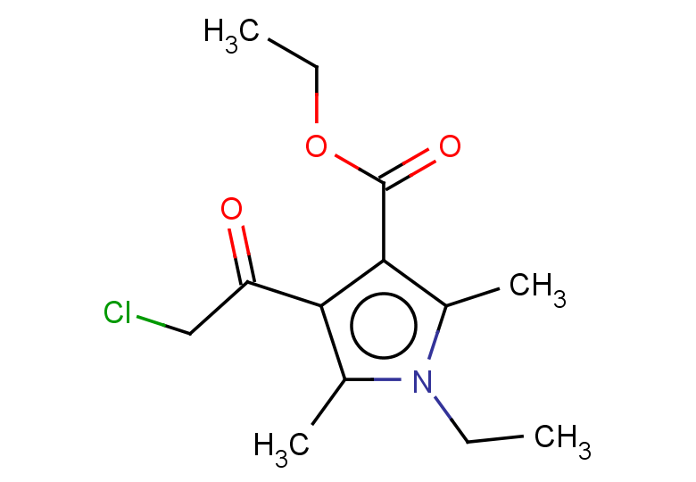 ethyl 4-(2-chloroacetyl)-1-ethyl-2,5-dimethyl-1H-pyrrole-3-carboxylate