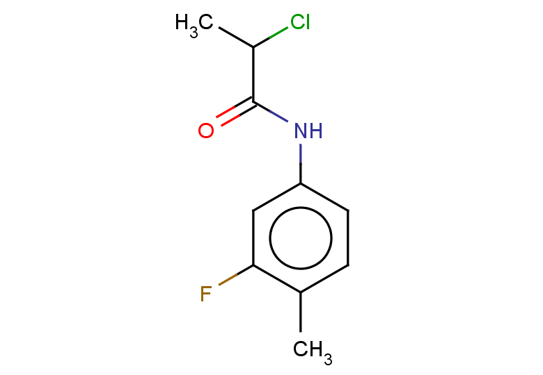 2-chloro-N-(3-fluoro-4-methylphenyl)propanamide