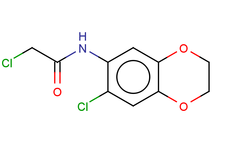 2-chloro-N-(7-chloro-2,3-dihydro-1,4-benzodioxin-6-yl)acetamide