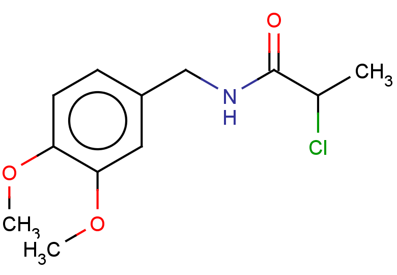 2-chloro-N-[(3,4-dimethoxyphenyl)methyl]propanamide