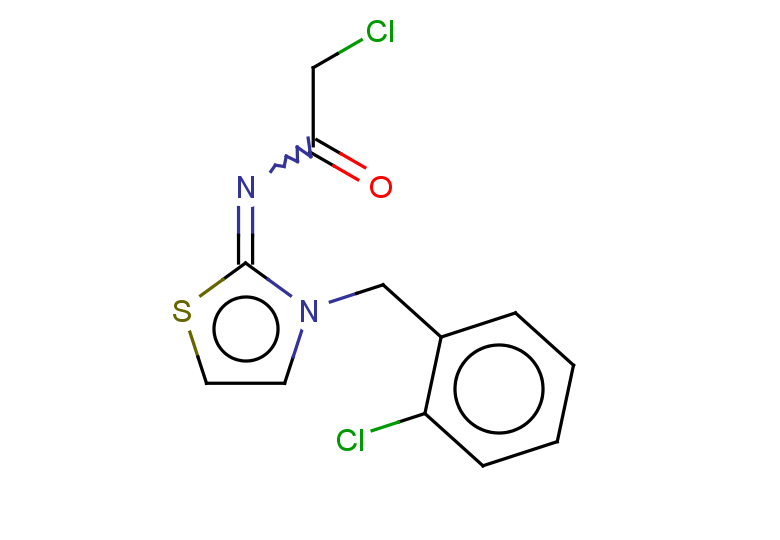 2-chloro-N-{3-[(2-chlorophenyl)methyl]-2,3-dihydro-1,3-thiazol-2-ylidene}acetamide