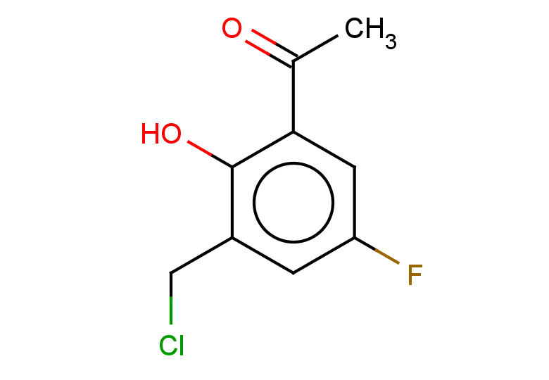 1-[3-(chloromethyl)-5-fluoro-2-hydroxyphenyl]ethan-1-one