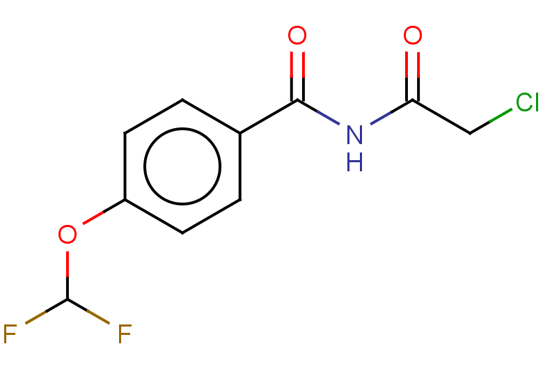 N-(2-chloroacetyl)-4-(difluoromethoxy)benzamide