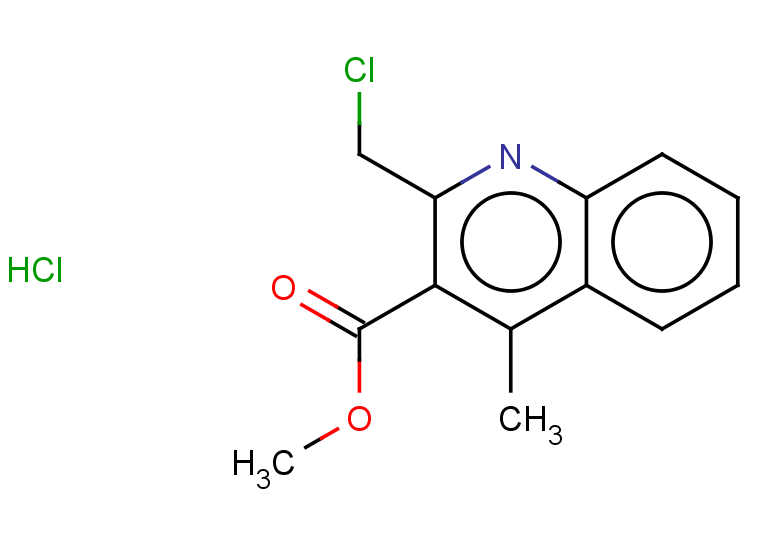 methyl 2-(chloromethyl)-4-methylquinoline-3-carboxylate hydrochloride