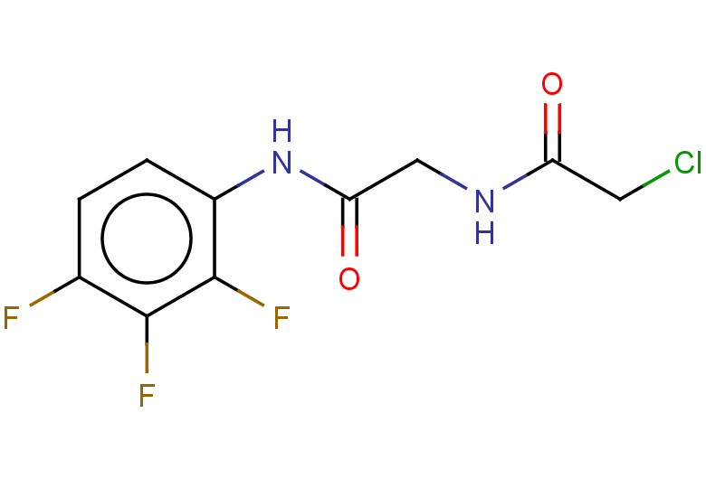 2-chloro-N-{[(2,3,4-trifluorophenyl)carbamoyl]methyl}acetamide