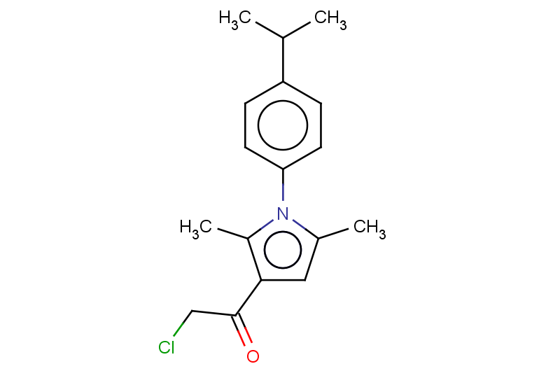 2-chloro-1-{2,5-dimethyl-1-[4-(propan-2-yl)phenyl]-1H-pyrrol-3-yl}ethan-1-one