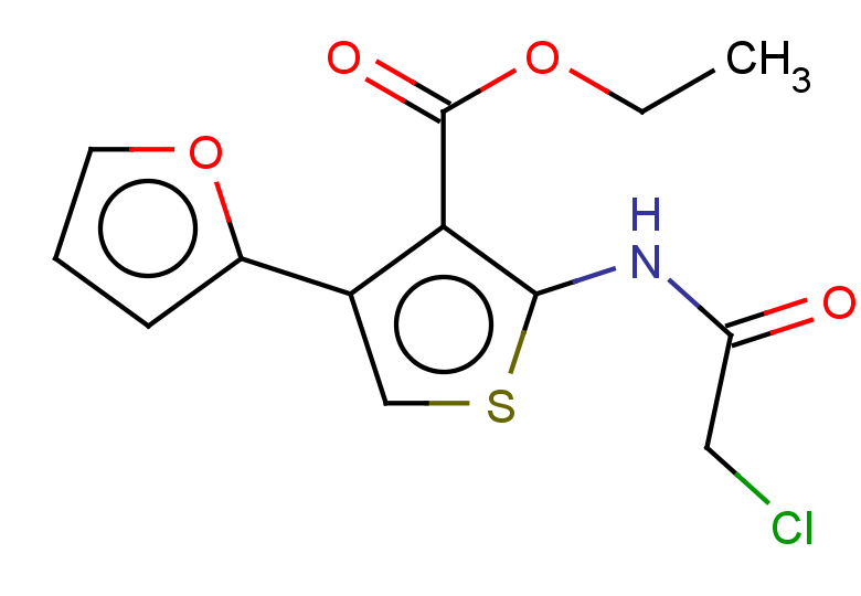 ethyl 2-(2-chloroacetamido)-4-(furan-2-yl)thiophene-3-carboxylate