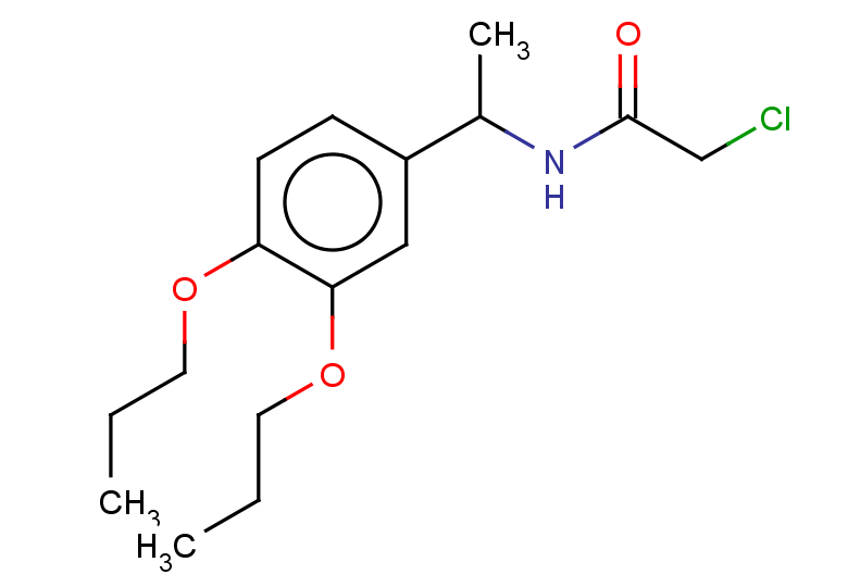 2-chloro-N-[1-(3,4-dipropoxyphenyl)ethyl]acetamide