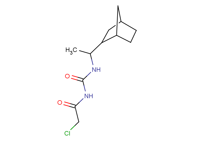 1-(1-{bicyclo[2.2.1]heptan-2-yl}ethyl)-3-(2-chloroacetyl)urea
