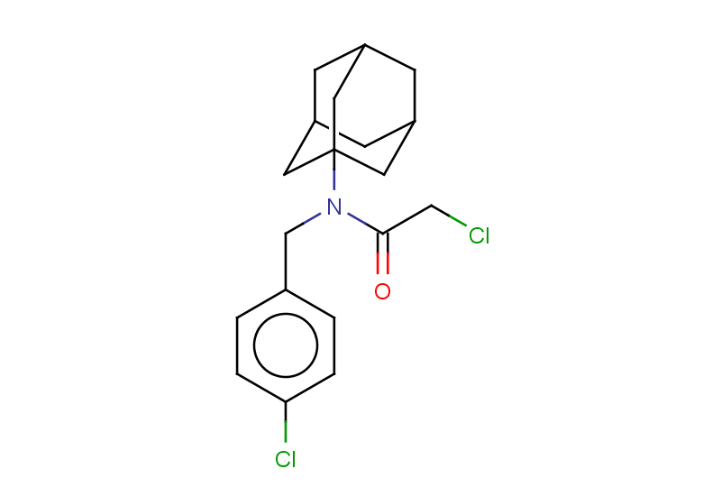 N-(adamantan-1-yl)-2-chloro-N-[(4-chlorophenyl)methyl]acetamide