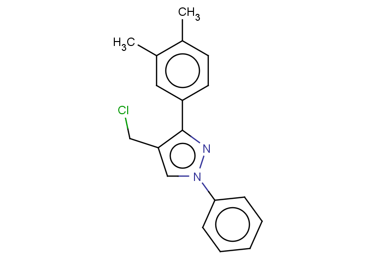 4-(chloromethyl)-3-(3,4-dimethylphenyl)-1-phenyl-1H-pyrazole