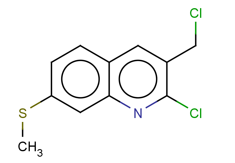2-chloro-3-(chloromethyl)-7-(methylsulfanyl)quinoline