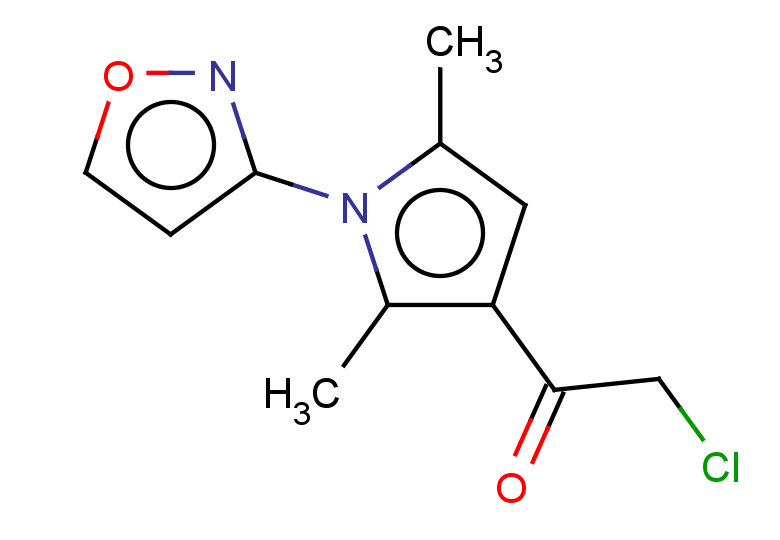 2-chloro-1-[2,5-dimethyl-1-(1,2-oxazol-3-yl)-1H-pyrrol-3-yl]ethan-1-one