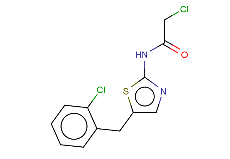 2-chloro-N-{5-[(2-chlorophenyl)methyl]-1,3-thiazol-2-yl}acetamide