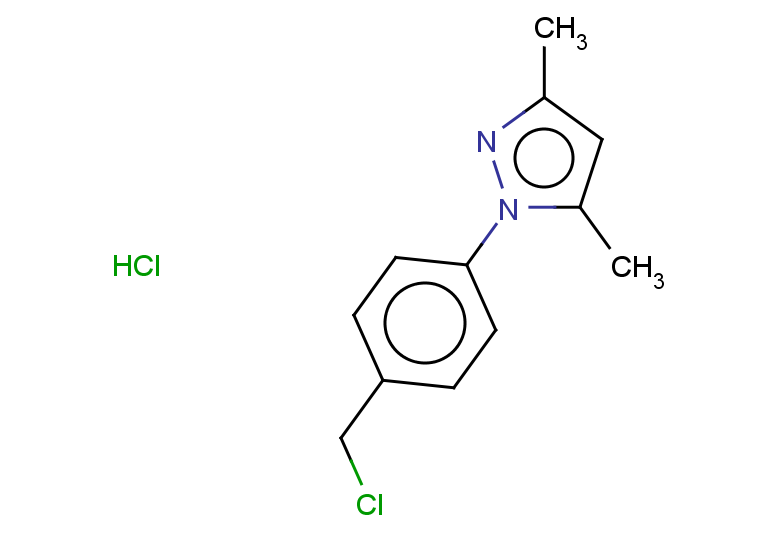 1-[4-(chloromethyl)phenyl]-3,5-dimethyl-1H-pyrazole hydrochloride