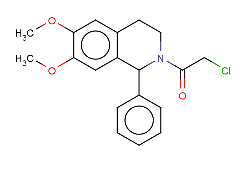 2-chloro-1-(6,7-dimethoxy-1-phenyl-1,2,3,4-tetrahydroisoquinolin-2-yl)ethan-1-one